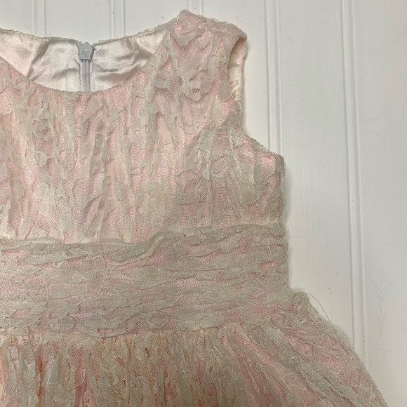Helena Girls 18 Month Pink & Ivory Dress - Picture 3 of 13